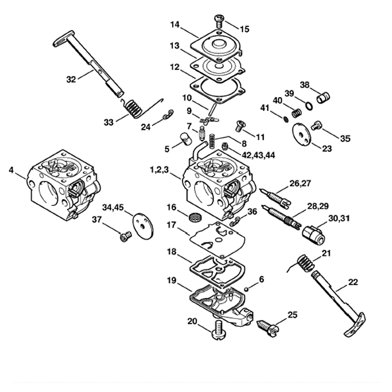 Stihl MS 210 Chainbsaw (MS210CBEZ) Parts Diagram, Carburetor C1QS89C