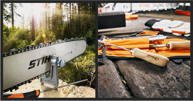 Stihl Chainsaw Chain Filing Kit Quick Reference Guide