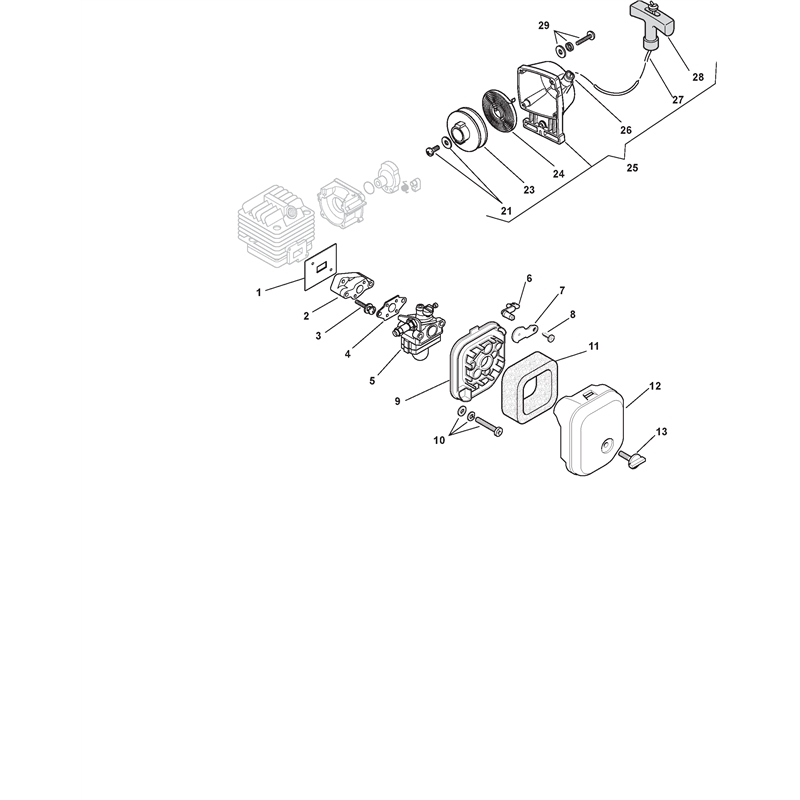 Mountfield MB 25J (282310103-M06 [2006-2007]) Parts Diagram, transmission