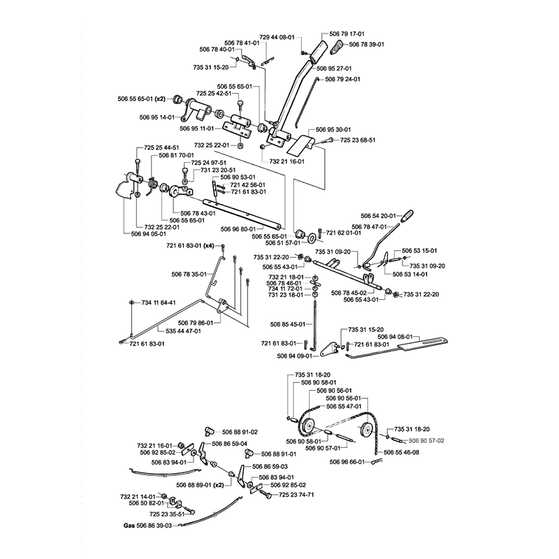 Husqvarna  Rider Pro Flex 21 (2004) Parts Diagram, Page 4
