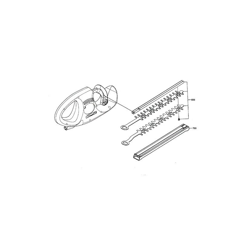 Qualcast Hedgemaster II 421 (F016L80945) Parts Diagram, Page 2