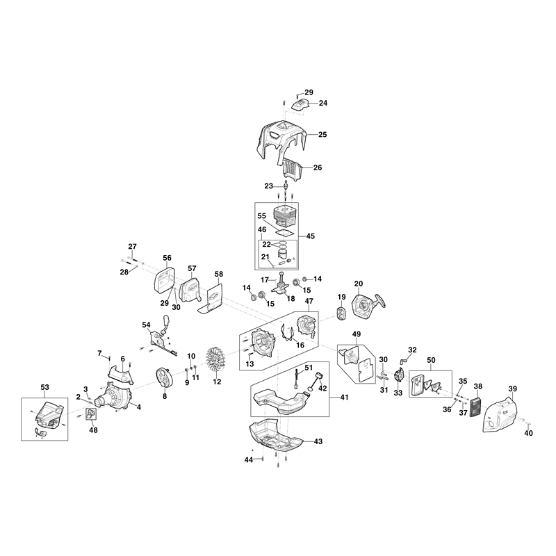 Mountfield MB 35 D (283321073-M21 [2021-2022]) Parts Diagram, Engine