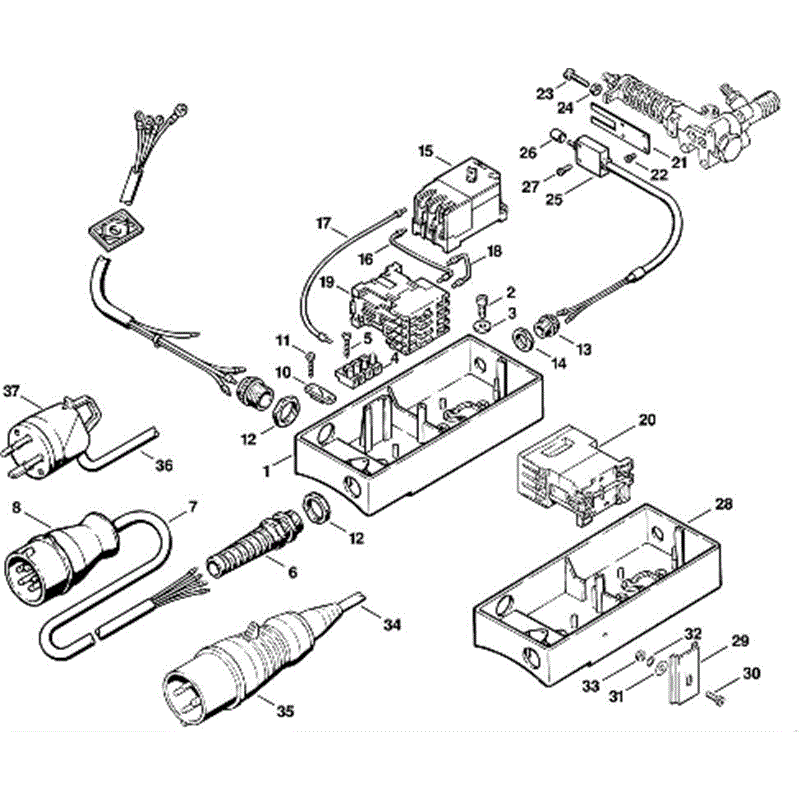 Stihl RB 400 K Pressure Washer (RB 400 K) Parts Diagram, C-Switch RE 400K