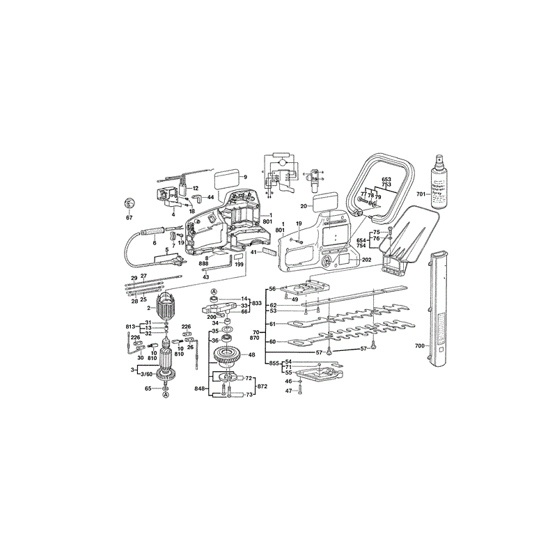 Bosch 0603221842 (0603221842) Parts Diagram, Page 1