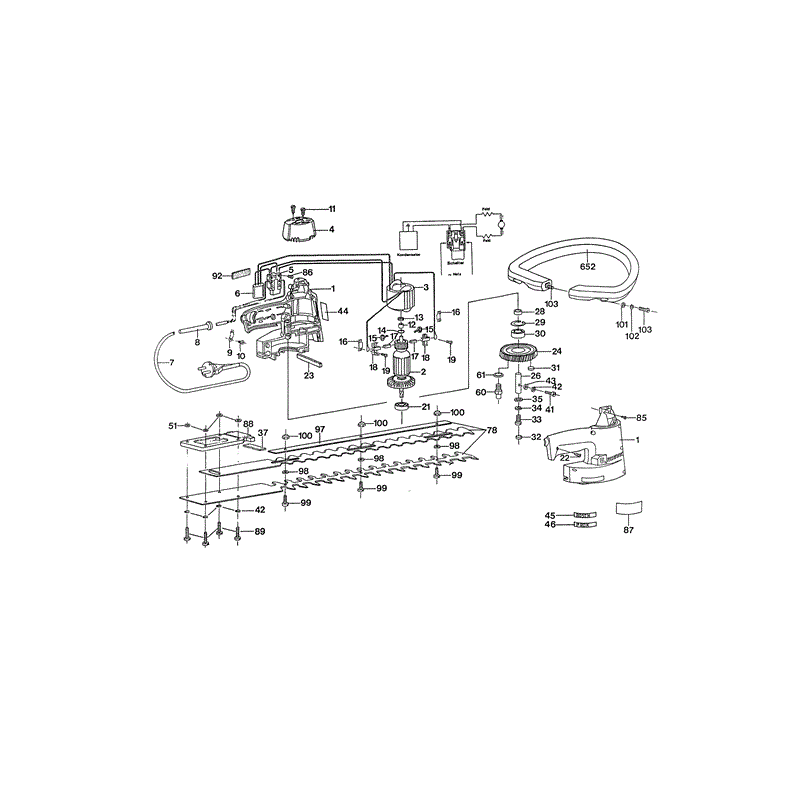 Bosch 0603232142 (0603232142) Parts Diagram, Page 1