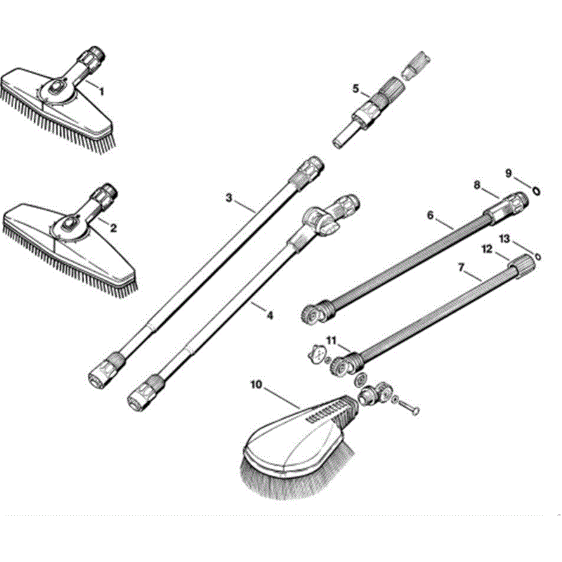 Stihl RE 110 K Pressure Washer (RE 110 K) Parts Diagram, N-Tools