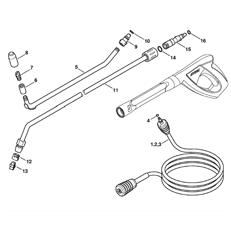 Stihl RE 142 PLUS Pressure Washer (RE 142 PLUS) Parts Diagram, Accessories