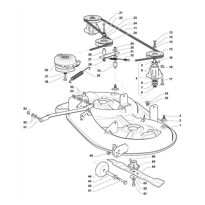 Mountfield 1538-SD (2010) Parts Diagram, Page 7