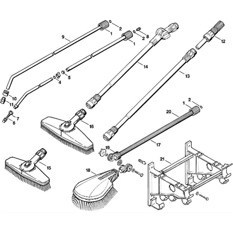 Stihl RE 102 K Pressure Washer (RE 102 K) Parts Diagram, J-Tools