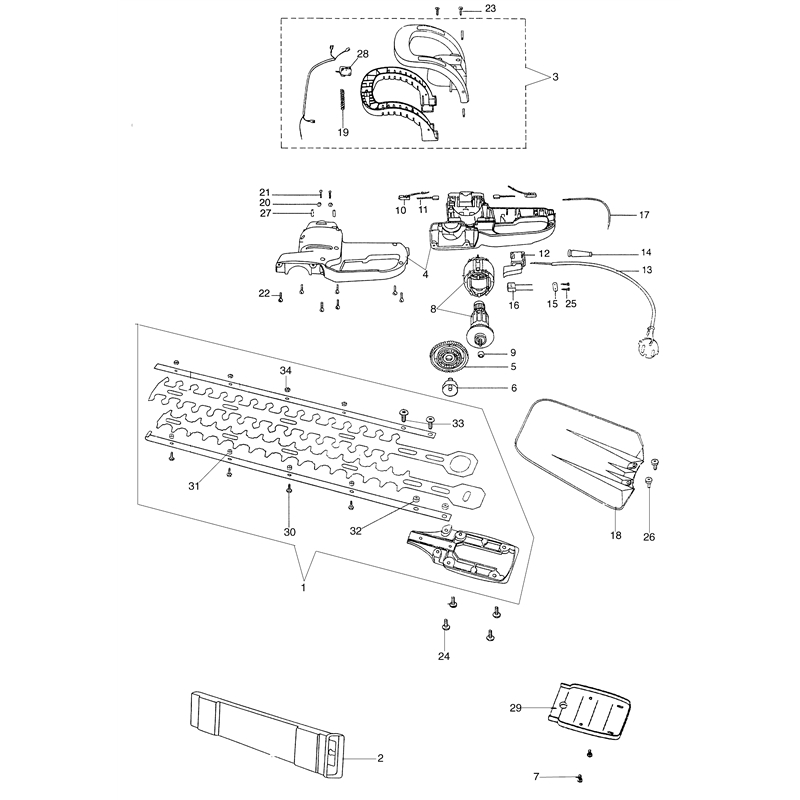 Oleo-Mac TS 32 (TS 32) Parts Diagram, Complete illustrated parts list