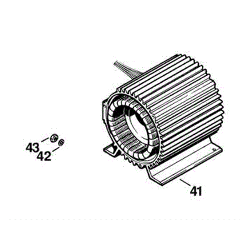 Stihl RE 110 K Pressure Washer (RE 110 K) Parts Diagram, B_-Electric motor