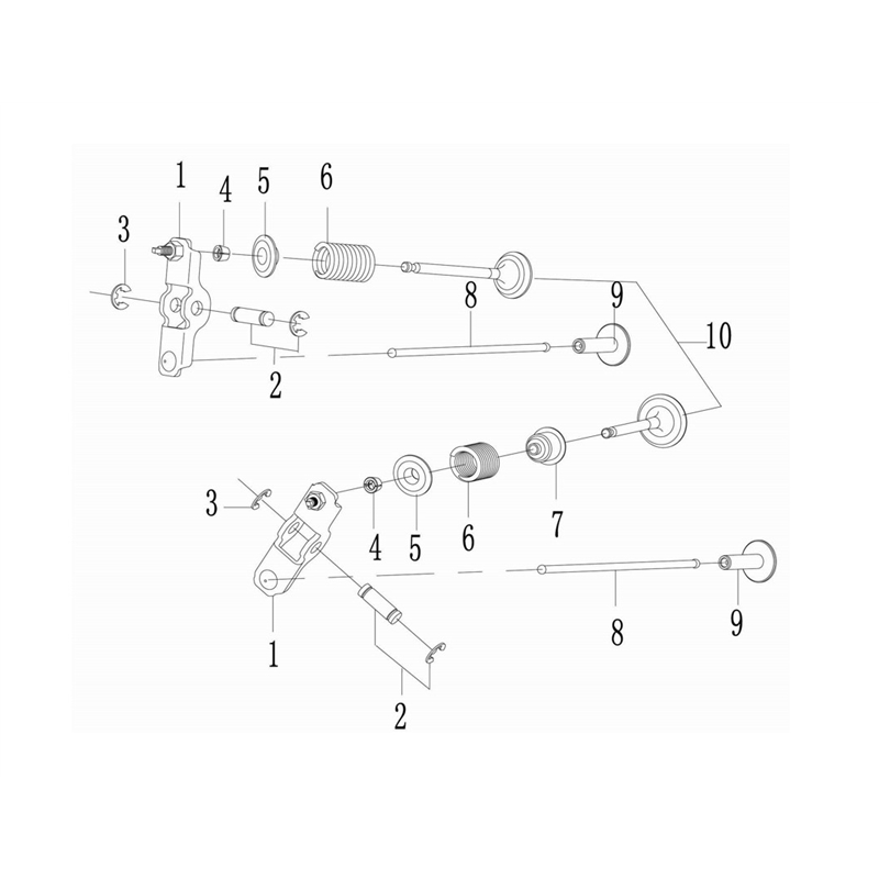 Oleo-Mac PGE 48i S (PGE 48i S) Parts Diagram,  distribution