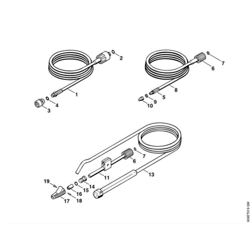 Stihl RE 106 KM Pressure Washer (RE 106 KM) Parts Diagram, G-Tools