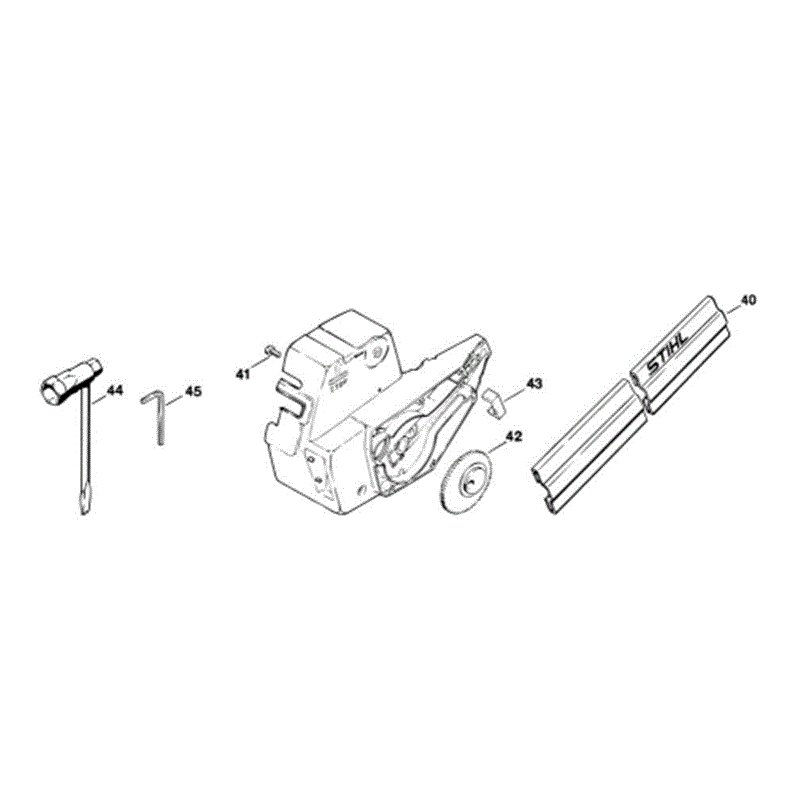 Stihl HS 60 Petrol Hedgetrimmer (HS60) Parts Diagram, J_-HS 60 Cutter bar