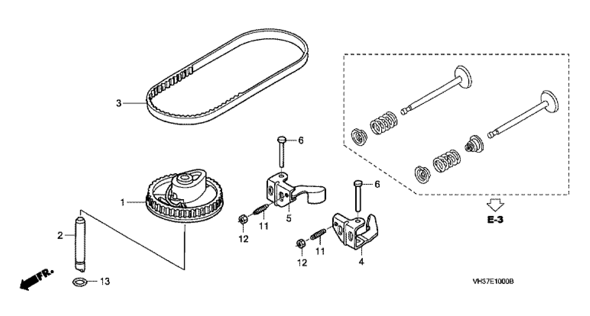 CAMSHAFT PULLEY & BELT 