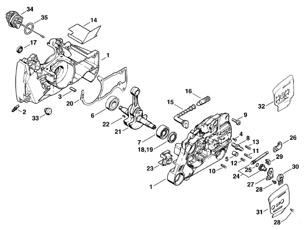 Crankcase - Crankshaft