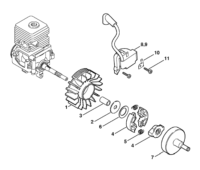 Ignition system, Clutch
