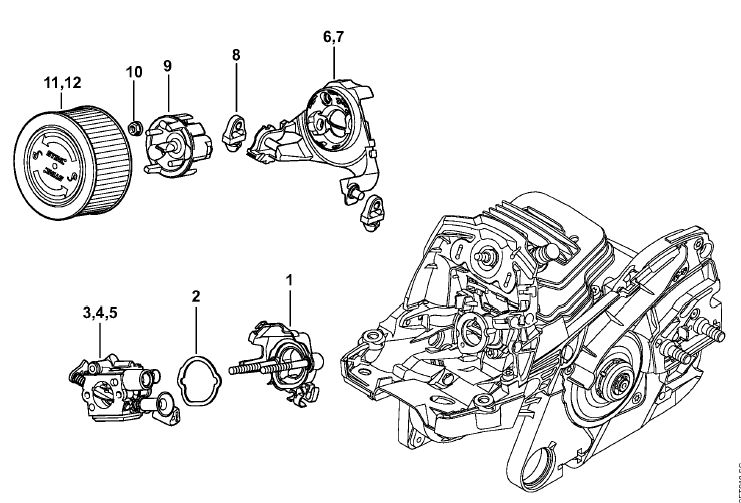 Carburetor bracket