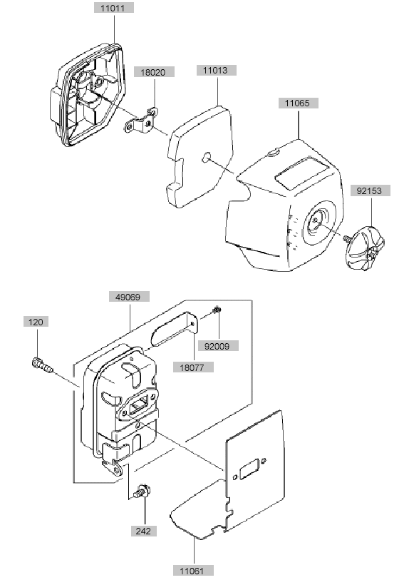 Air Filter - Muffler