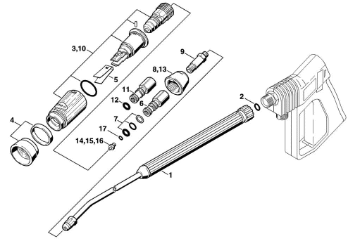 S-Spray lance_wand
