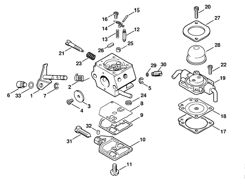 Carburetor C1Q-S28D, C1Q-S41A
