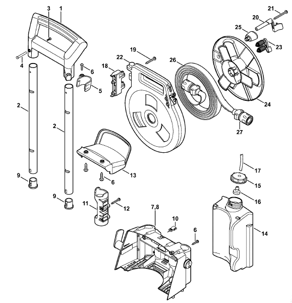 Handle frame