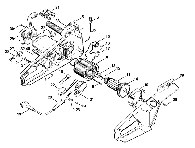 Electric motor E 220
