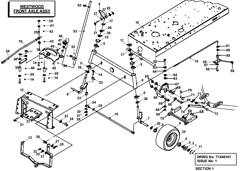 Front Axle Assembly
