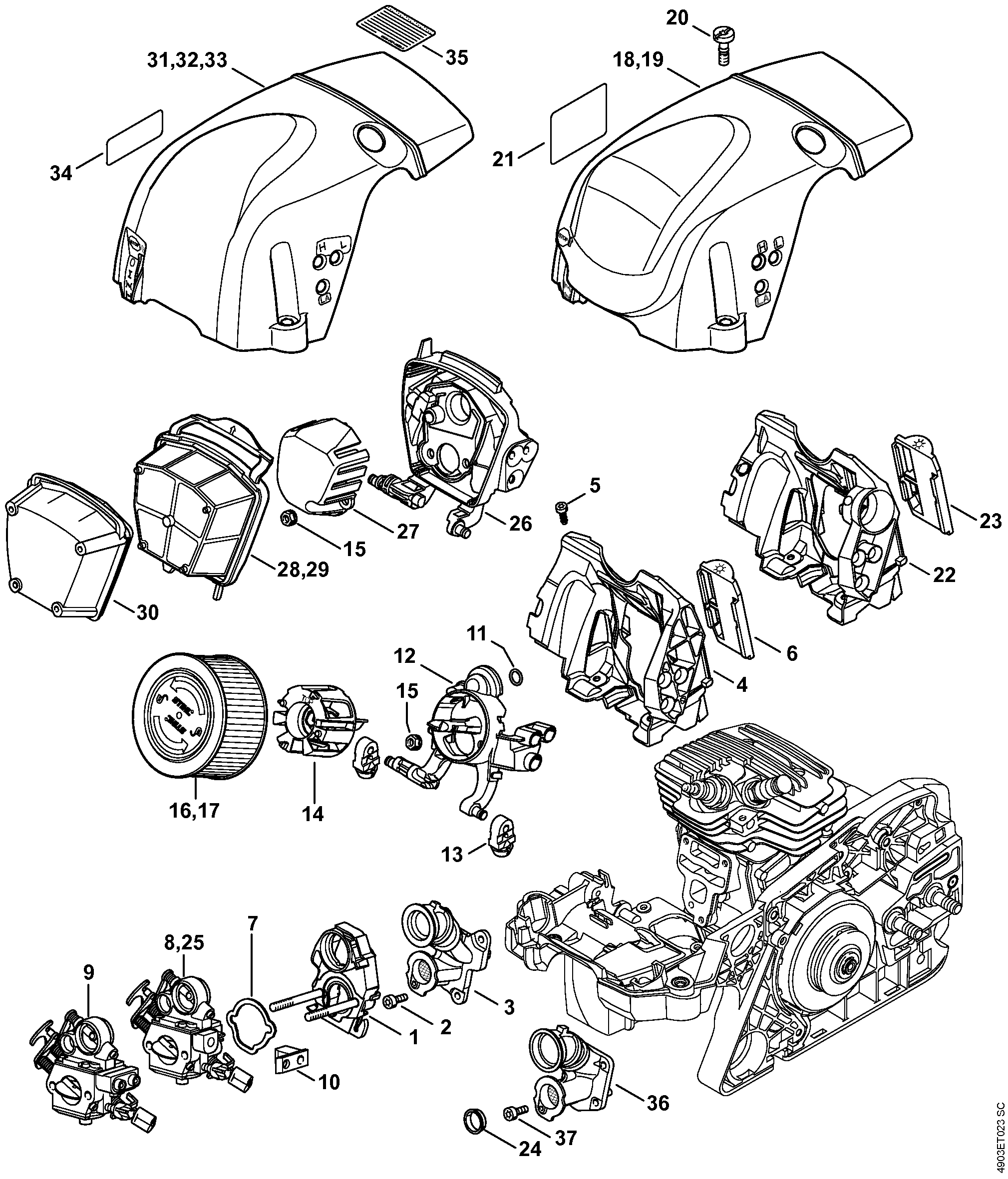 Carburetor bracket