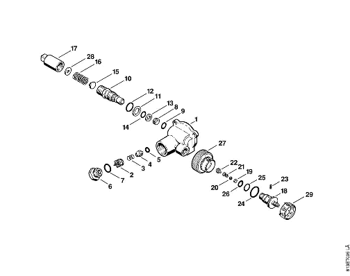 D-Regulation valve block