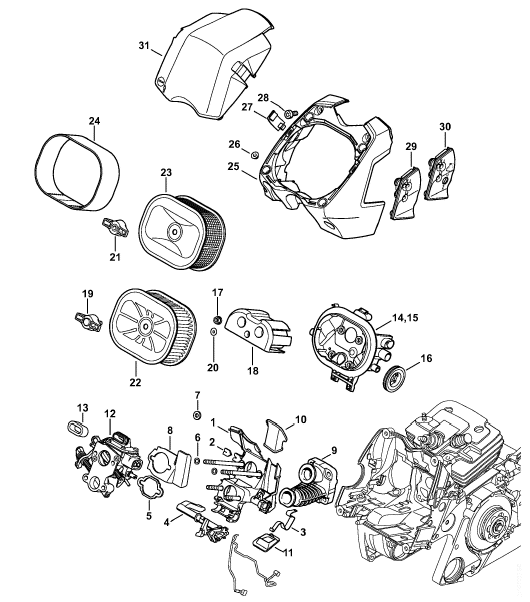 Carburetor bracket