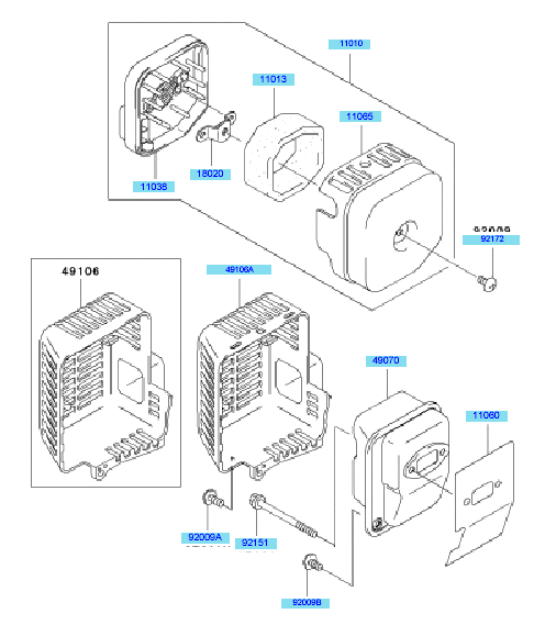 Air Filter & Muffler