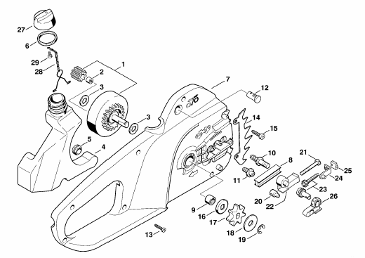 Handle housing
