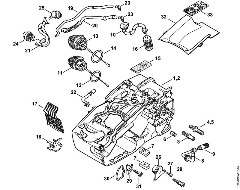 MS193TZ-B-MOTOR-HOUSING