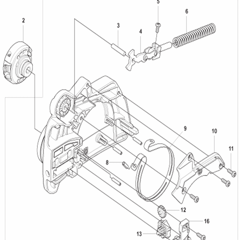 Jonsered 2238S (04-2009) Parts Diagram, Page 1