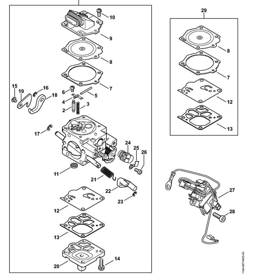 Carburettor WJ-140