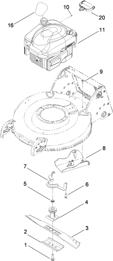 Engine & Blade Assembly