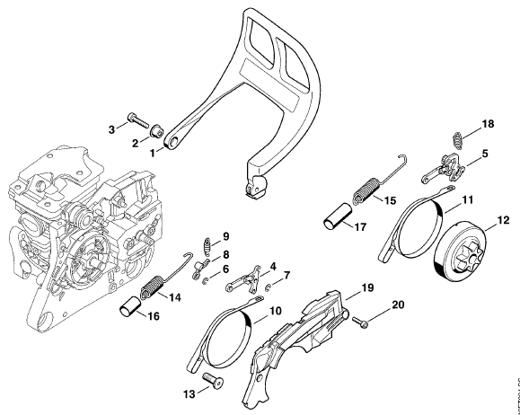 Chain brake