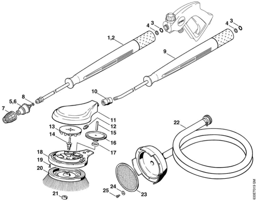 H-Rotory nozzle