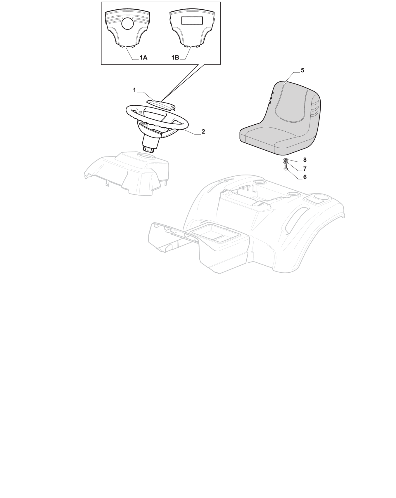 Seat & Steering Wheel