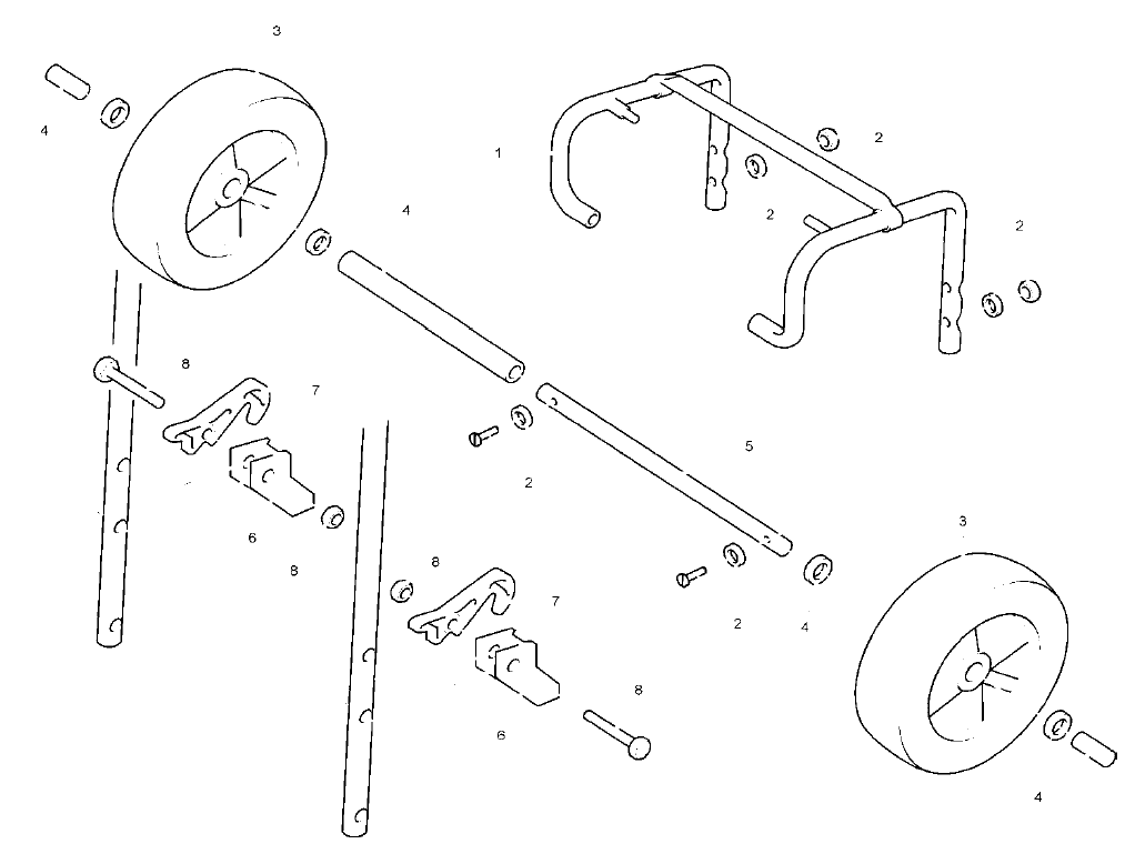 Kit - Undercarriage (Transport Wheels)