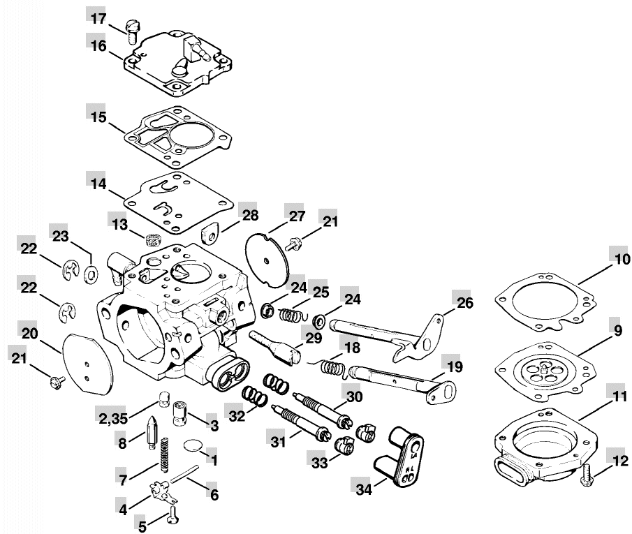 Carburetor HT-12E(09-2002)