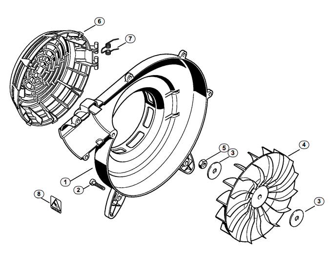 Fan housing, outer
