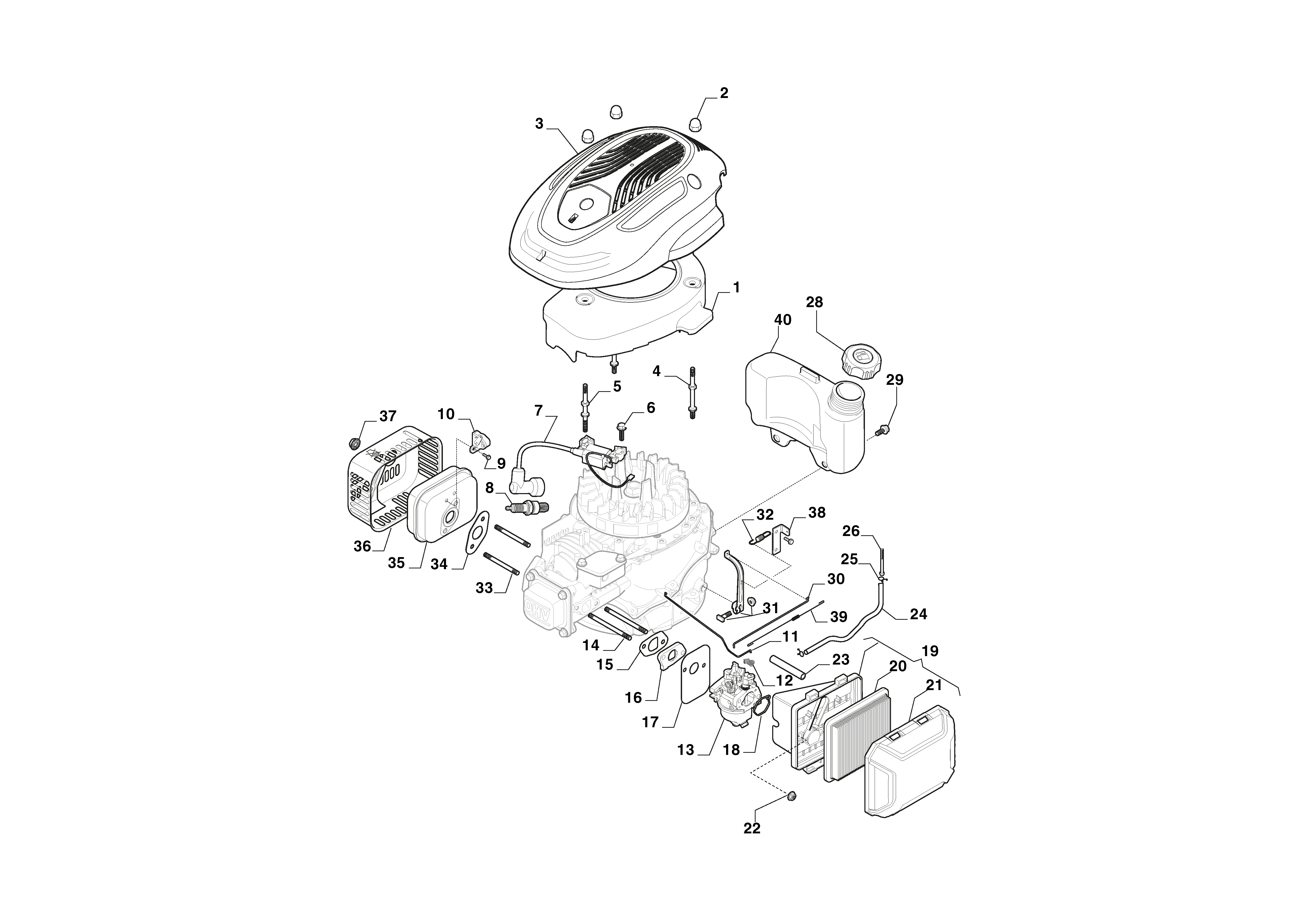  Carburettor, Tank _ WBE 140 LS