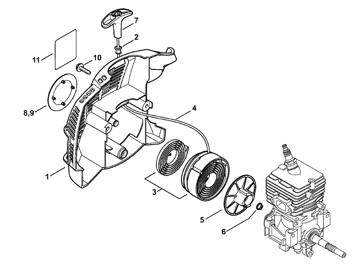 Rewind starter ErgoStart-Easy2Start