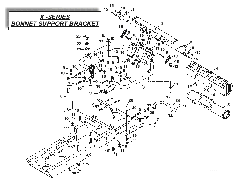 Bonnet Support Bracket
