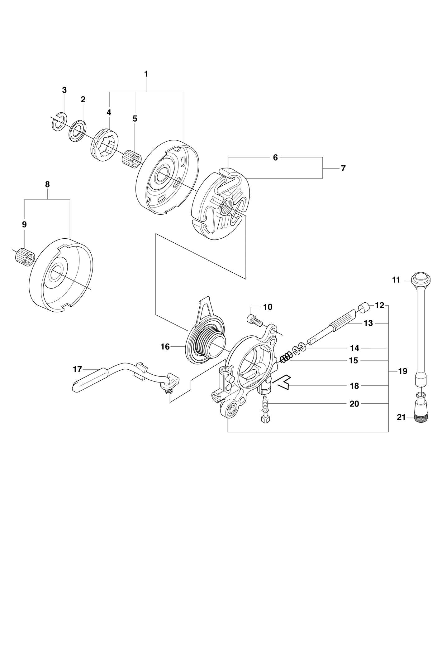 Clutch & Oil Pump