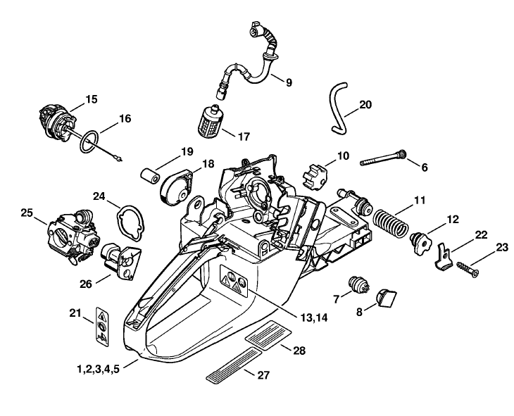 Tank housing
