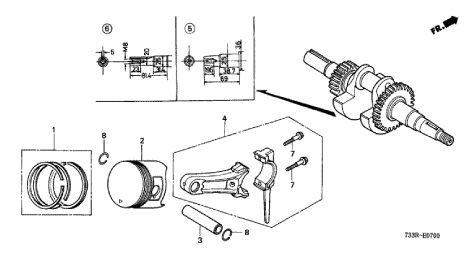 PISTON & CONNECTING ROD