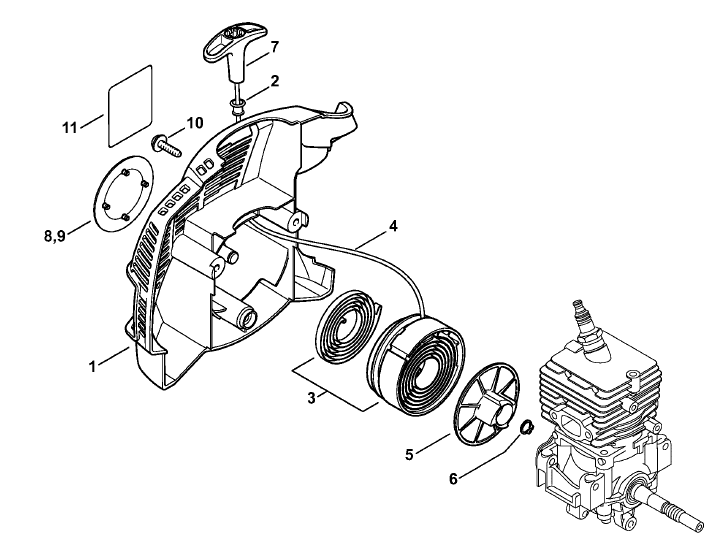 Rewind starter ErgoStart-Easy2Start